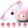 Portable Heating Pad for Cramps Fast Heating Pad for Women Girl Cordless Menstrual Heating Pad with 3 Heat Levels and 3 Massage Modes for Back Belly
