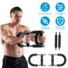 Adjustable Twister Arm Exerciser Spring Workout Bar Strength Enhancer for Men with 3 Resistance Levels 66-110LBS Chest Biceps Triceps Thighs Back Work