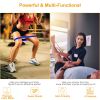 12" x 2" Resistance Loop Exercise Bands Stretching Workout Bands Physical Therapy Strength Training with Instruction Guide Carry Bag for Home Fitness