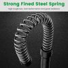 1Pair Ropeless Battle Ropes for Home Portable Compact Workout Exercise Training Battle Rope With Waist Strap for Women Men Strength Training Spring Ba