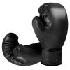 Boxing Gloves PU Leather Punching Gloves Full Finger Fighting Gloves Training Mitts for Men and Women for MMA Muay Thai Kick Boxing